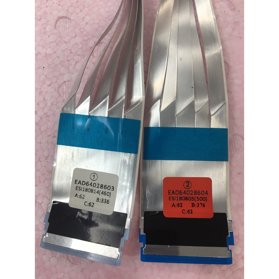 ✺△Cable,FFC cáp từ bo mạch chính lên màn hình tivi LG chậy BOE 68 Pin (68 chân) 2 sợi trái và phải