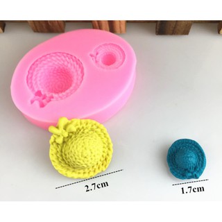 Khuôn Silicon Rau Câu 4d Mũ Cô Gái