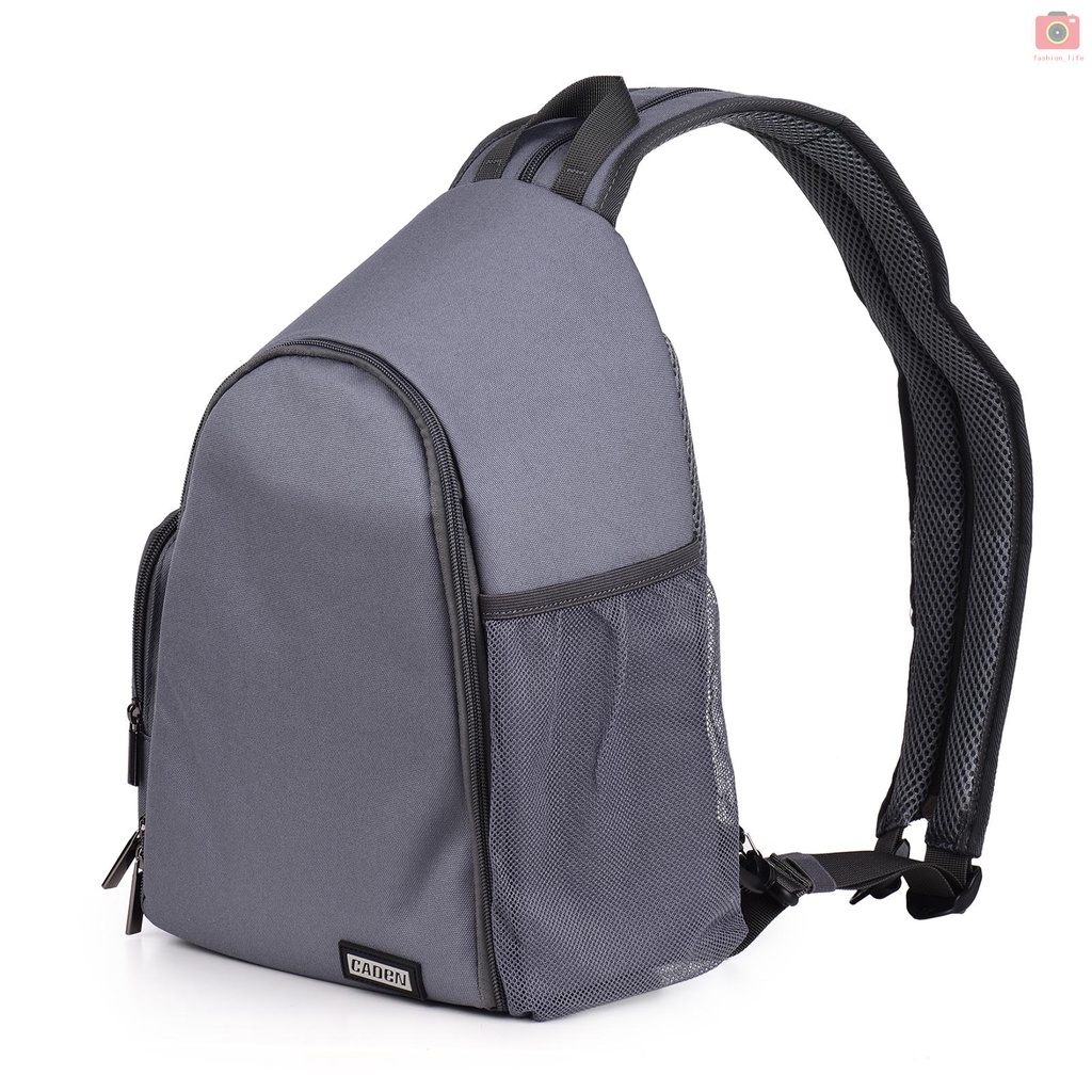 【fash】CWATCUN D17 Photography Camera Bag Backpack Double/ Single-shoulder Water-resistant DIY Customized Inner Design for DSLR/SLR Mirrorless Cameras Lenses