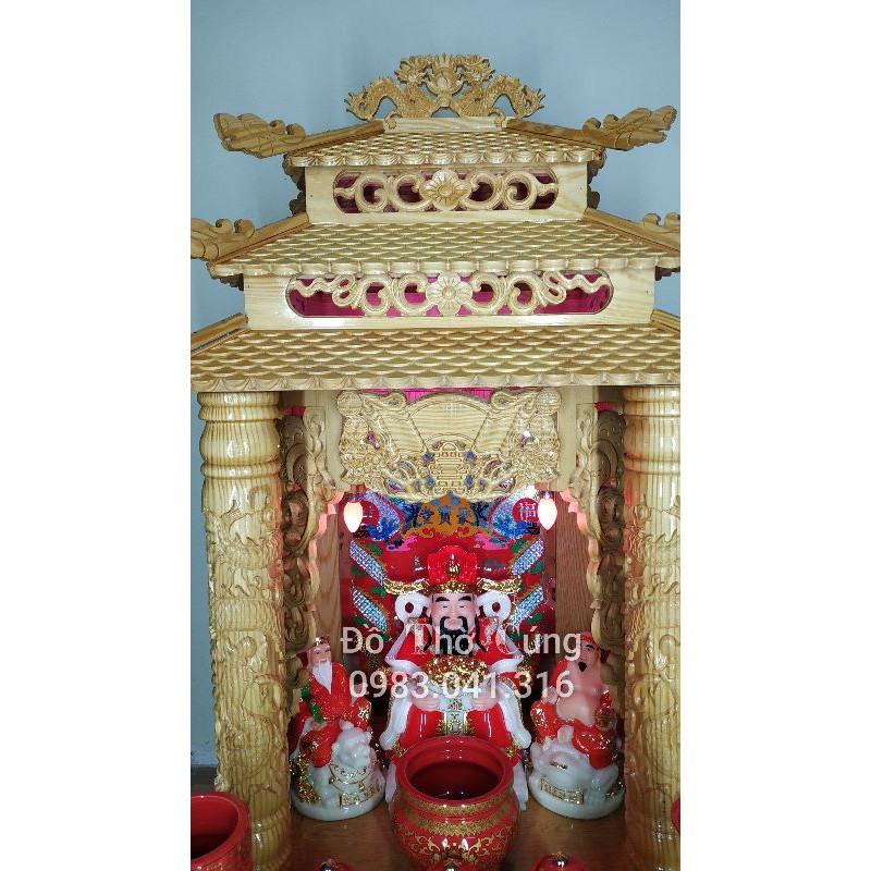 Bộ đồ thờ thần tài Cao Cấp size lớn