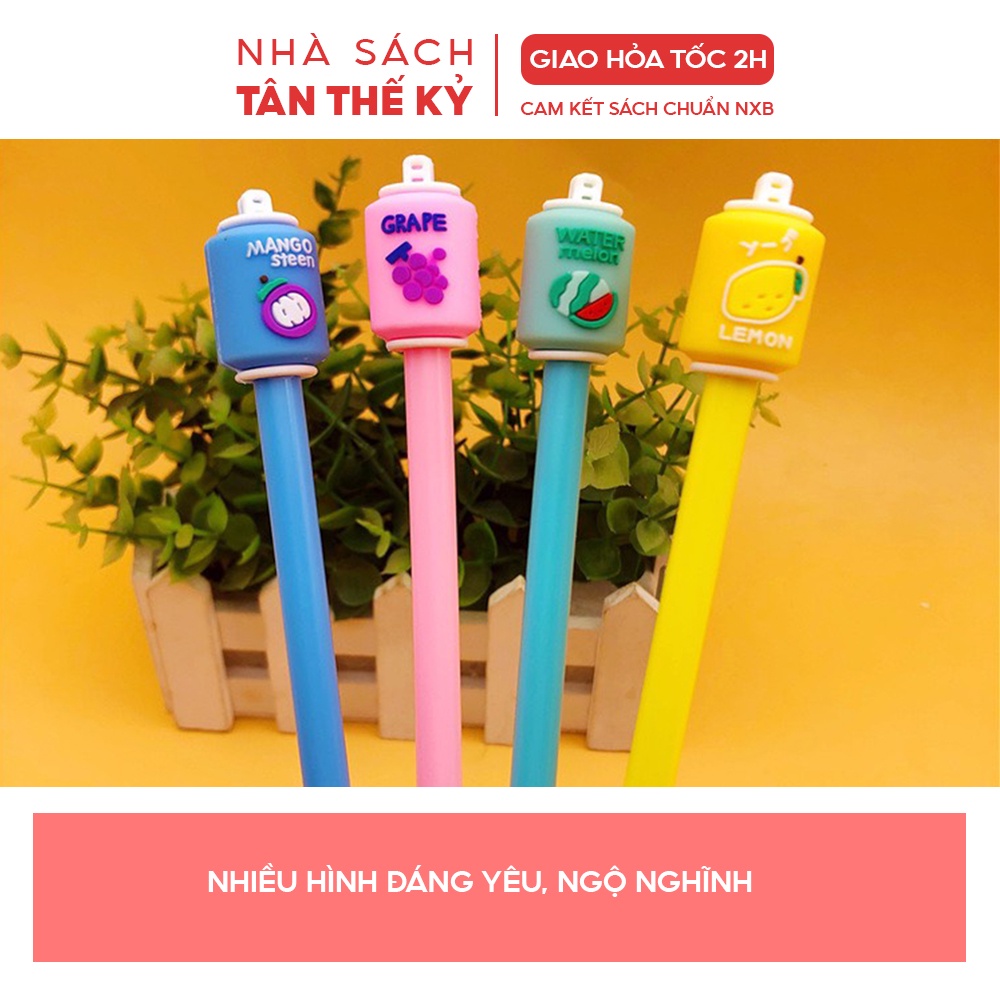 Bút mực nước gel đen Pison 0.5mm nhiều hình ngộ nghĩnh