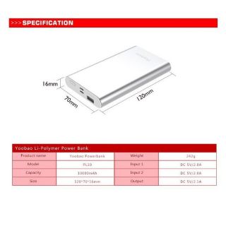 Sạc Dự Phòng 10.000Mah