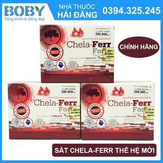Sắt cho bà bầu CHELA FERR® FORTE - Hỗ trợ cải thiện thiếu máu do thiếu sắt - Chính hãng