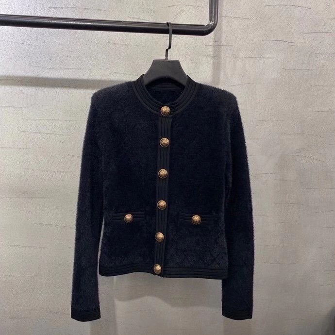 Áo len lông cúc đồng