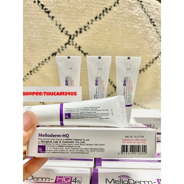 Kem Mello Derm HQ Hydroquinone 4% loại bỏ thâm nám ,tàn nhang .
