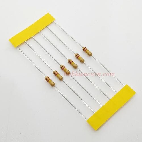 Điện trở 1/4W chân đồng (túi 100c)