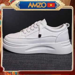 Giày thể thao, giày thể thao nữ đê độn cao 3cm hàng cao cấp sang chảnh hai màu đen trắng minhtushoes shop