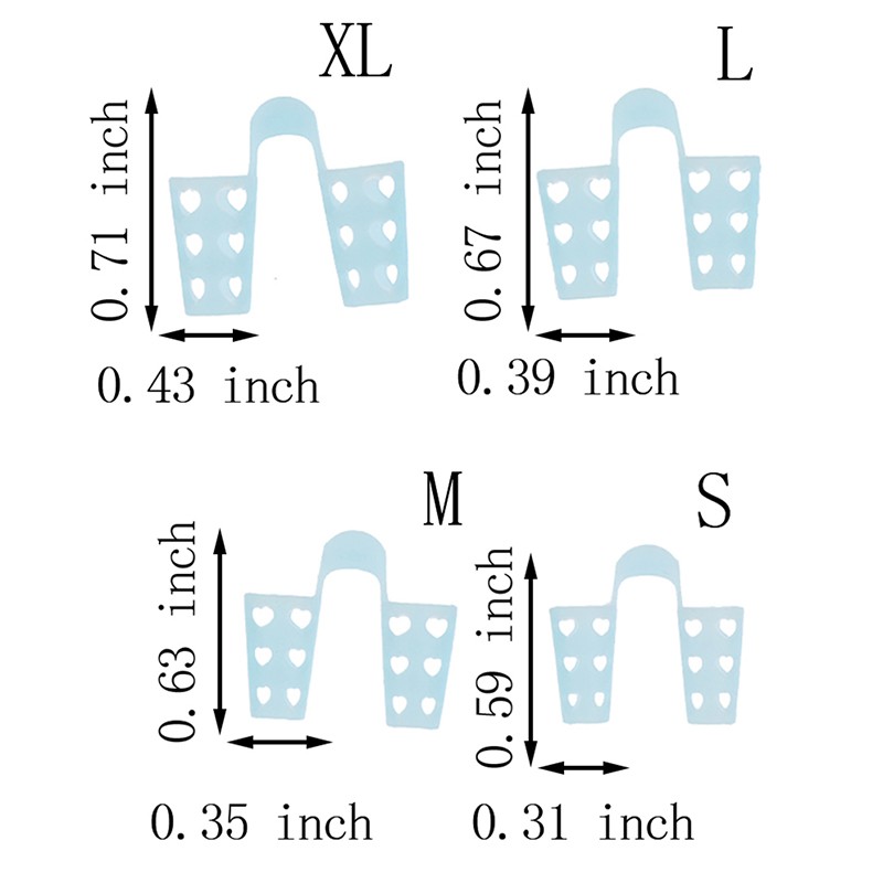 Dụng cụ nhét mũi chống ngáy khi ngủ tiện lợi kiểu thạch jelly