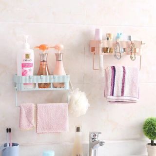 Kệ chữ nhật dán tường siêu dính