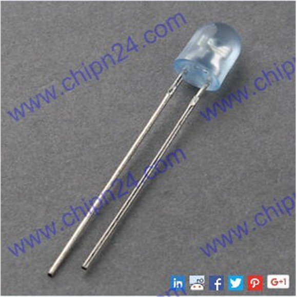 [50 CON] (TK1) Led 5mm Oval màu XANH DƯƠNG