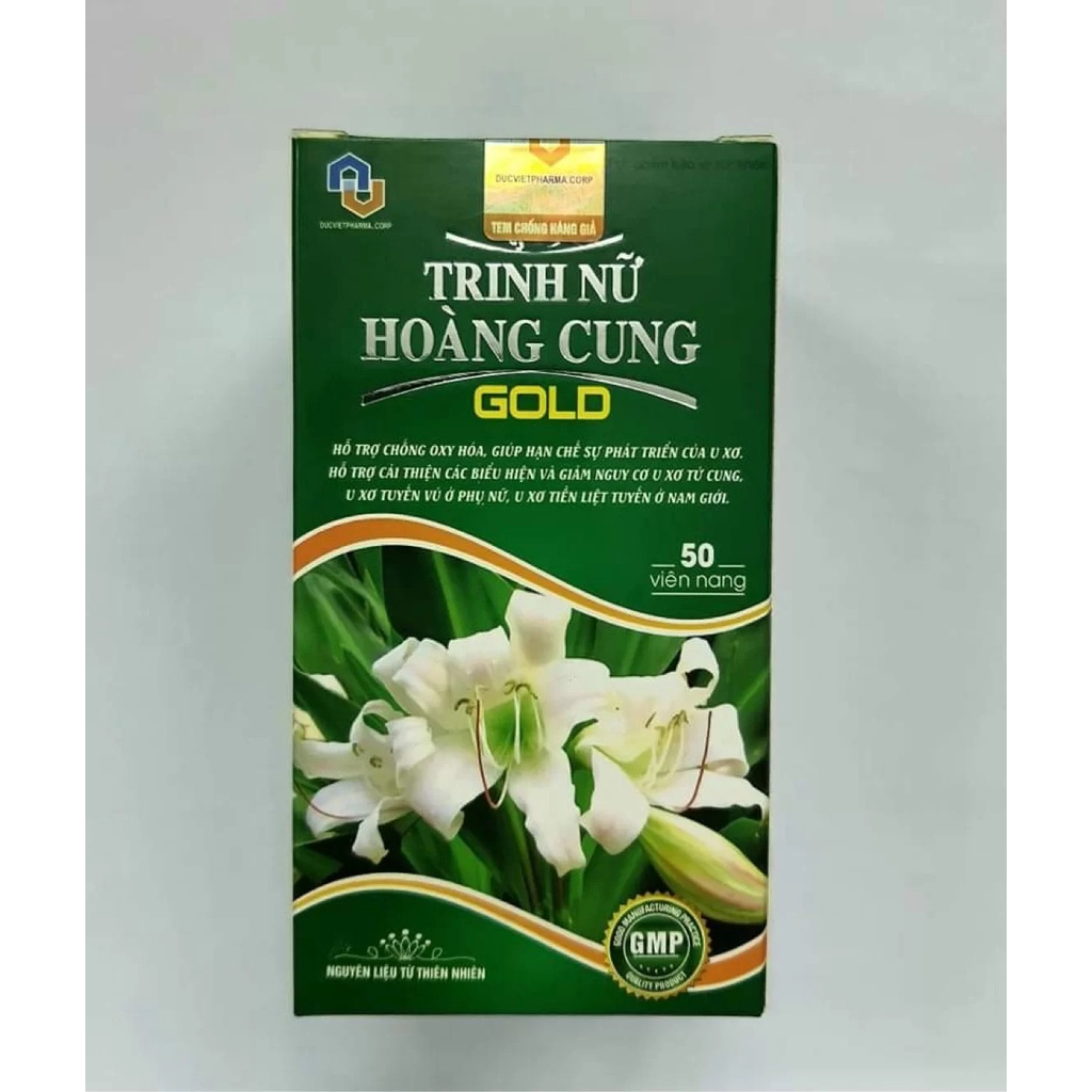 Viên Uống Hỗ Trợ Chống Oxy Hóa Trinh Nữ Hoàng Cung Gold- Hộp 50 viên