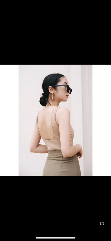 Áo bodysuit màu nude premium | BigBuy360 - bigbuy360.vn
