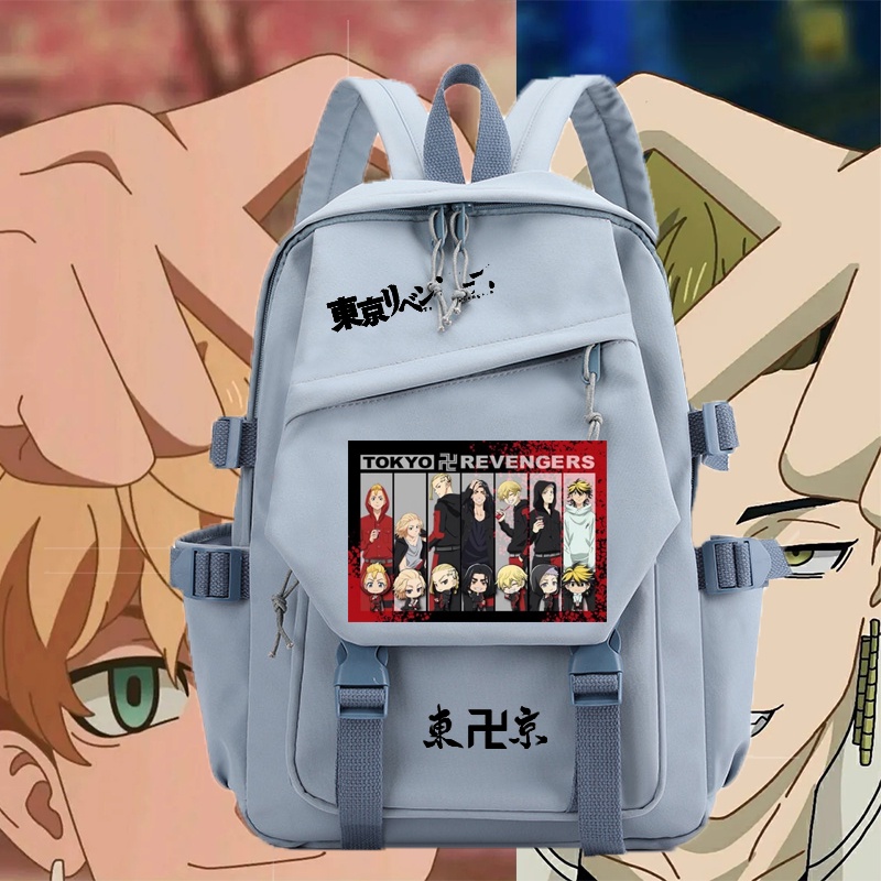 Ba Lô Đi Học Họa Tiết anime Tokyo Swastika Revengers Shigeyo no Michi Peripheral