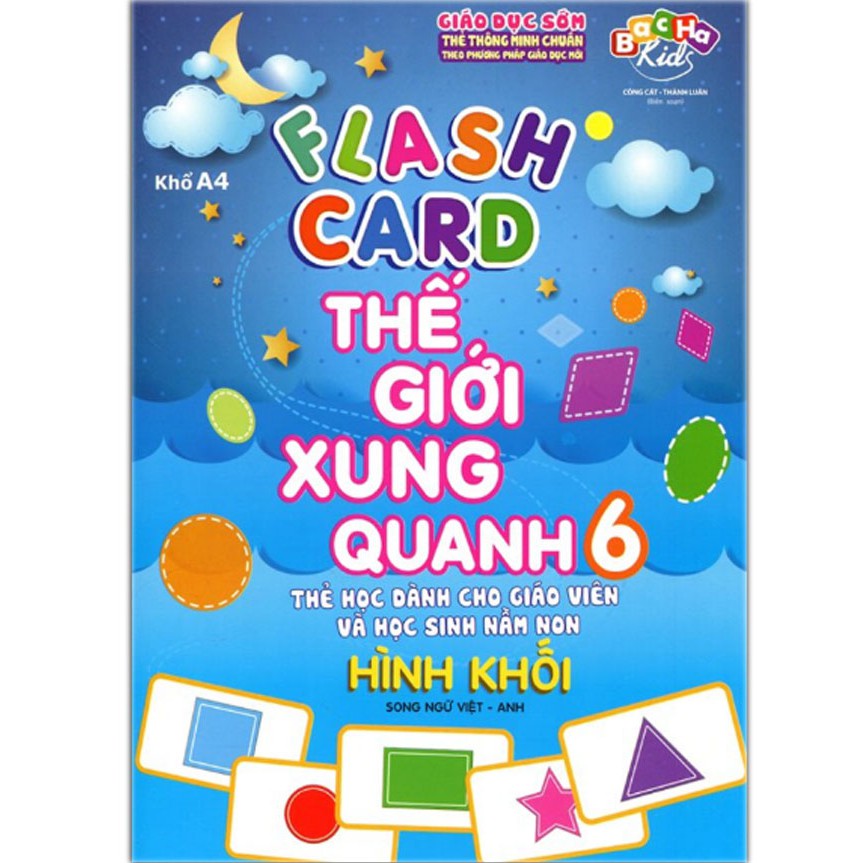 Flashcard song ngữ Việt Anh - Thế Giới Xung Quanh 6 - Hình Khối