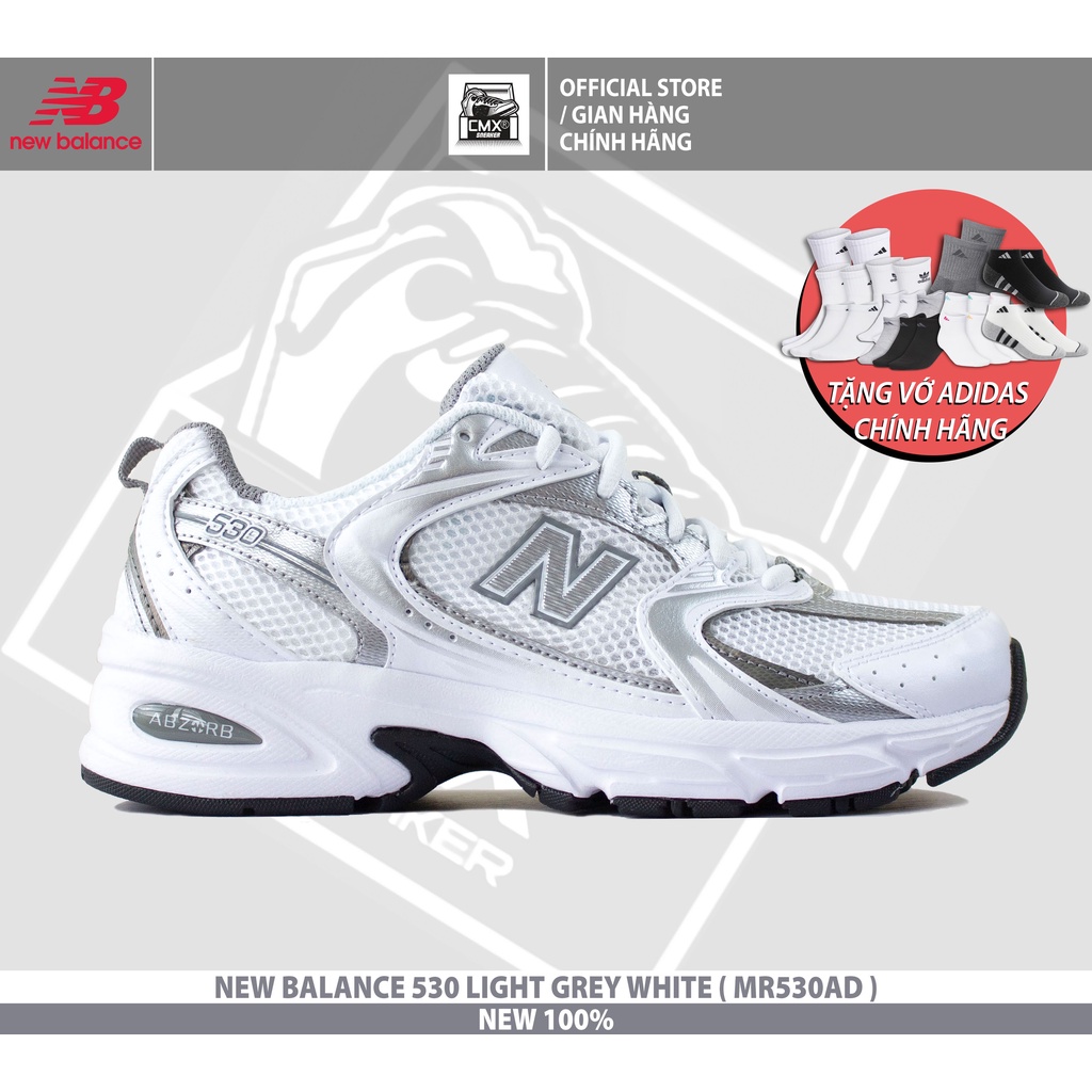 Giày New Balance 530 WHITE LIGHT GRAY ( MR530AD ) - AUTHENTIC 100%