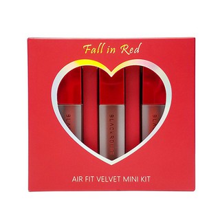 Set Son Kem Mini Black Rouge Air Fit Velvet Mini Kit - Fall In Red
