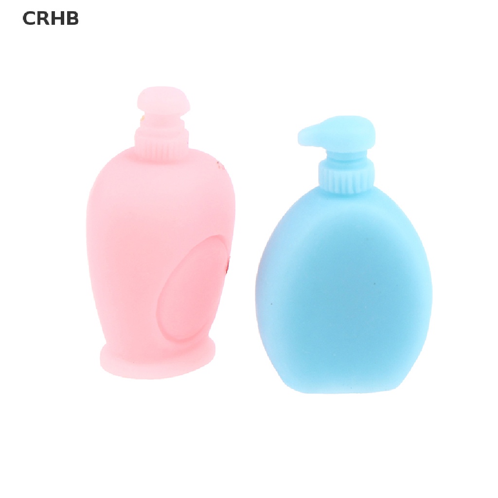 Crhb 1 Bộ Dầu Gội Và Sữa Tắm Bằng Nhựa Resin Thu Nhỏ Phụ Kiện Thủ Công Cho Búp Bê Mới