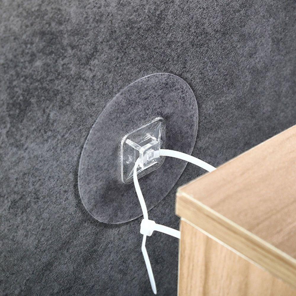 Giá Đỡ Dây Cáp Gắn Tường Cố Định An Toàn Chống Rơi Không Để Lại Dấu Vết Cho Đồ Nội Thất