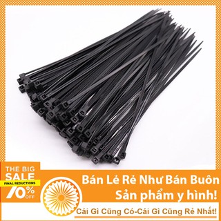 Gói 1000PCS Dây Thít Đen 3x100mm