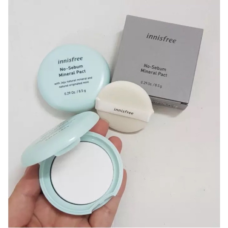 Phấn nén kiềm dầu Innisfree No-Sebum Mineral Pact