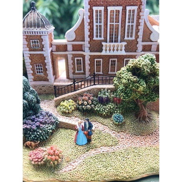 Mô hình nhà Lilliput Lane The Old Royal Observatory  sản xuất tại Anh trang trí giáng sinh, trang trí tết, phòng khách