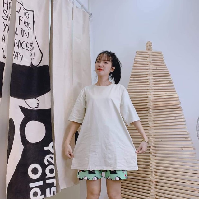 ÁO THUN TAY LỠ OVERSIZE ( ẢNH THẬT)