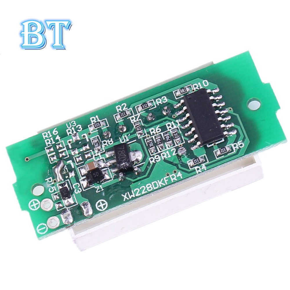 Mô-đun Kiểm Tra Dung Lượng Pin Lithium 1S 3.7V 4.2V Hiển Thị Màu Xanh Dương