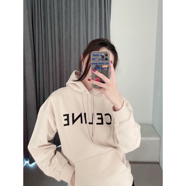 Áo nỉ bông hoodie Celine/ Áo phông hoodie unisex | BigBuy360 - bigbuy360.vn