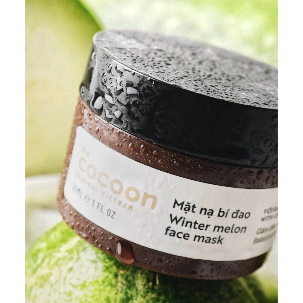 Mặt nạ bí đao The Cocoon Winter Melon Face Mask 30ml