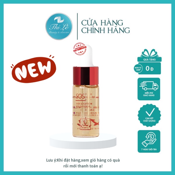 Tinh chất hỗ trợ giảm đỏ, phục hồi da-- chai 10ml