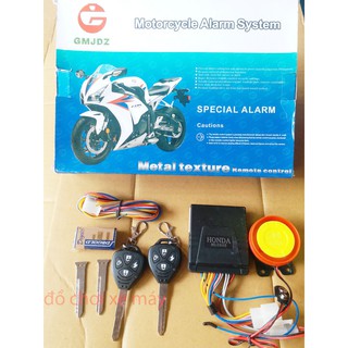 Khóa chống trộm xe máy 4 nút - remote liền chìa ( phôi chìa honda )