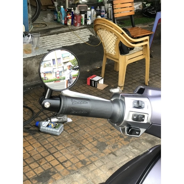 KÍNH GÙ NHÔM CNC CHO VESPA VÀ CÁC DÒNG XE PHỔ THÔNG