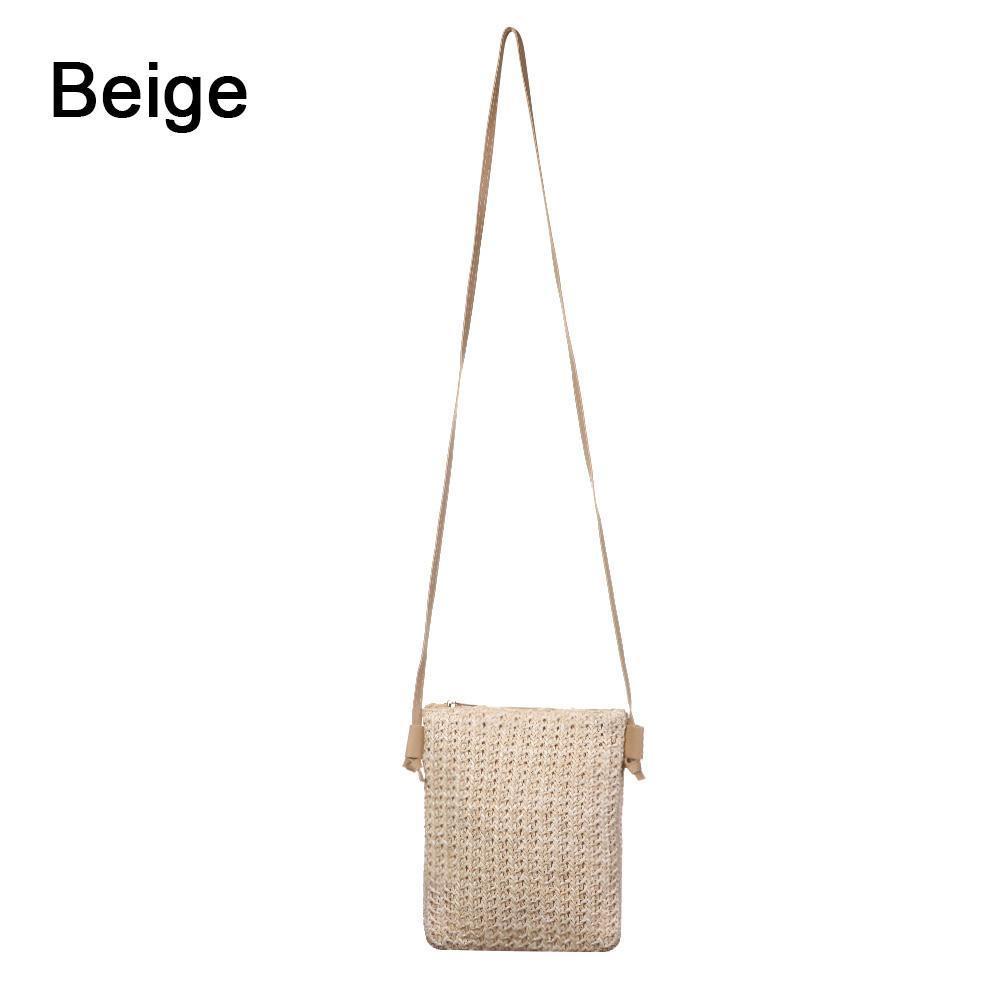 EBINLANDS Túi Xách Đan Rơm Thủ Công Thời Trang Cho Nữ