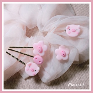 KẸP TÓC KIM LOẠI HÌNH HEO XINH XẮN CHO NỮ ULZZANG