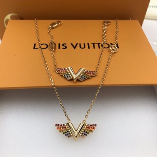 Set Vòng Tay Và Vòng Cổ Louis Vuitton Thời Trang Sang Trọng