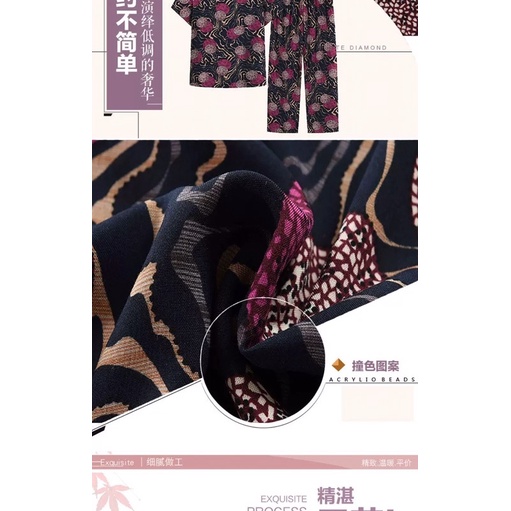 Bộ mặc nhà trung niên- bộ đồ mặc nhà cho mẹ u50