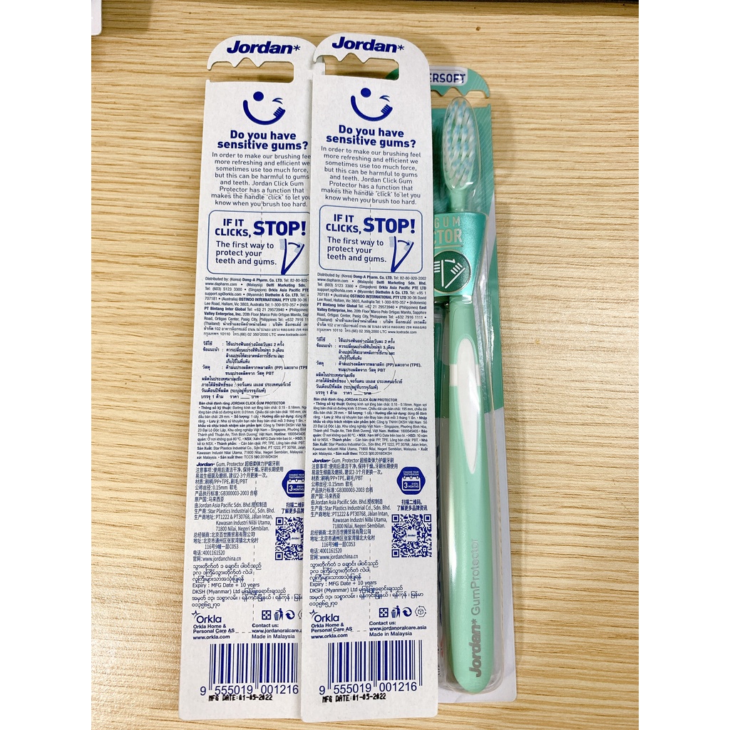 Bàn chải đánh răng Joran Click Gum Protector mẫu mới