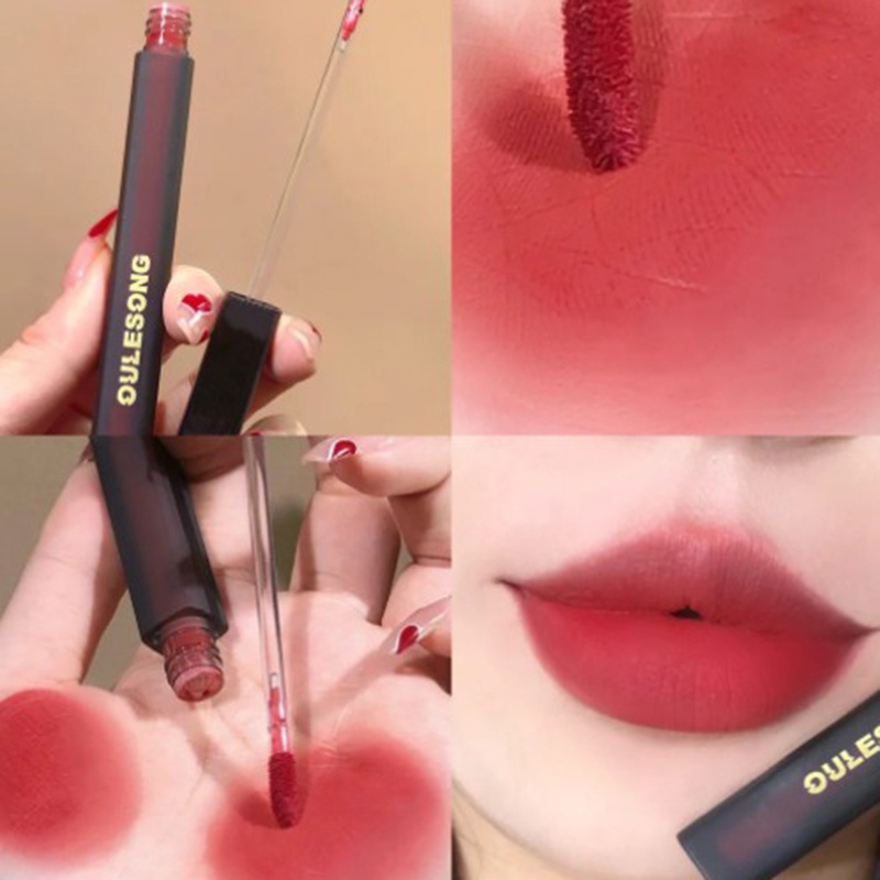 Son môi chống thấm nước lâu trôi 6 màu sắc tùy chọn trang điểm tự nhiên dành cho nữ sinh