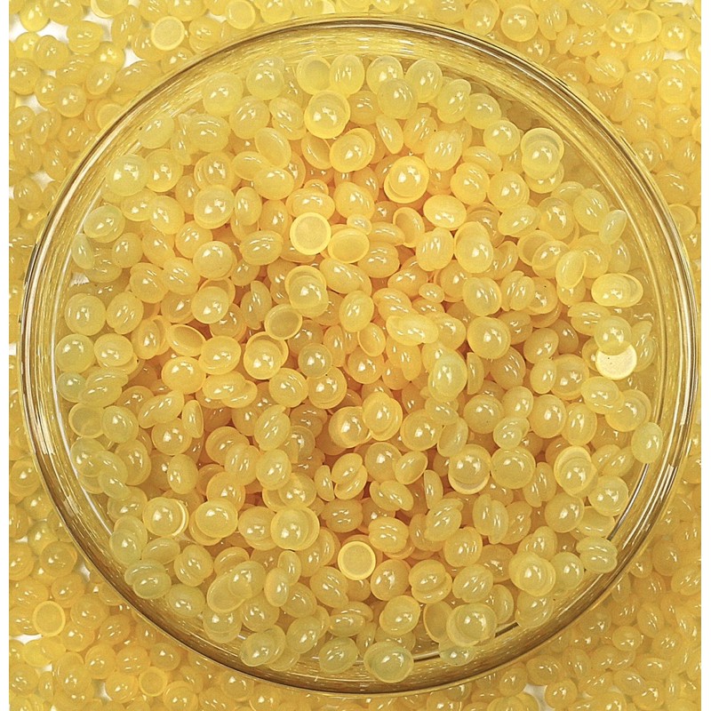 SÁP WAX/ 300gr SÁP HẠT/ HARD WAX BEANS MÀU HONEY TẨY LÔNG TẶNG KÈM QUE WAX HÀNG NHẬP KHẨU CHÍNH HÃNG