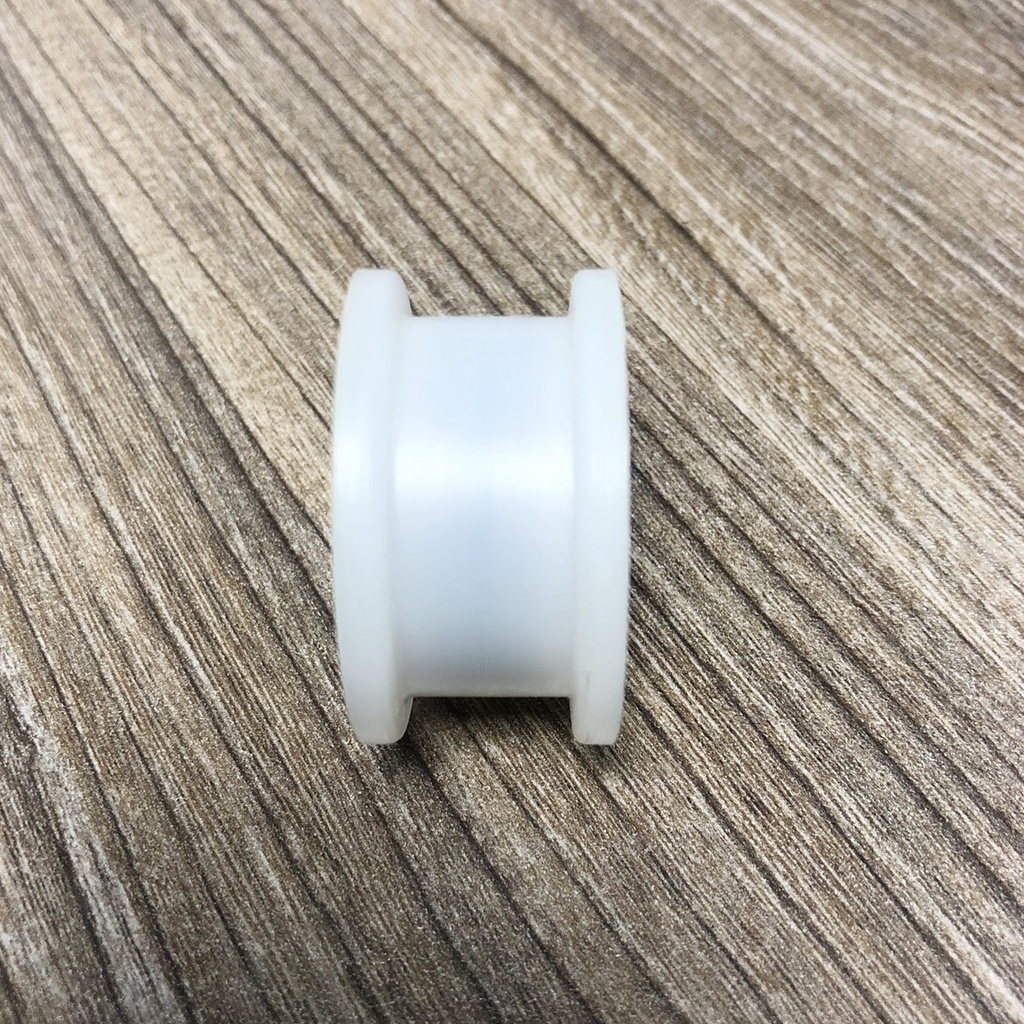 Bánh xe nhựa, bánh xe cửa lùa, Bánh xe thay thế kẹp treo cửa kính, bền, chịu lực lớn, chống mài mòn - đường kính 42mm