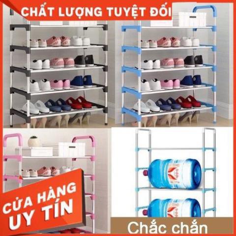 SALE Kệ Giày Dép 5 Tằng Khung Inox Lắp Ghép-THANH LÝ RẺ GIẬT MÌNH