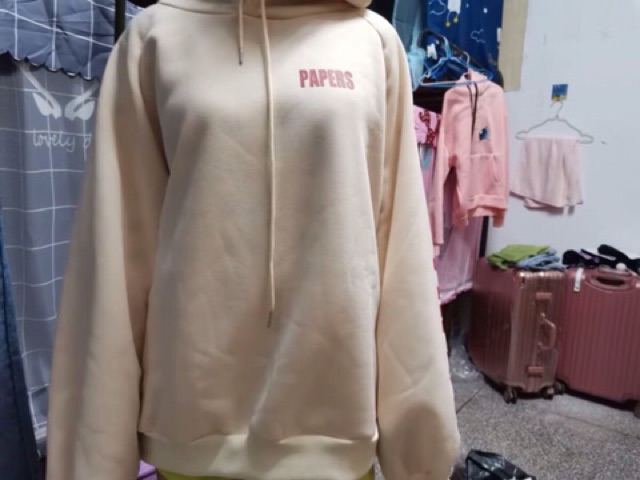 Áo Hoodie In Chữ Papers ( Có ảnh thật )