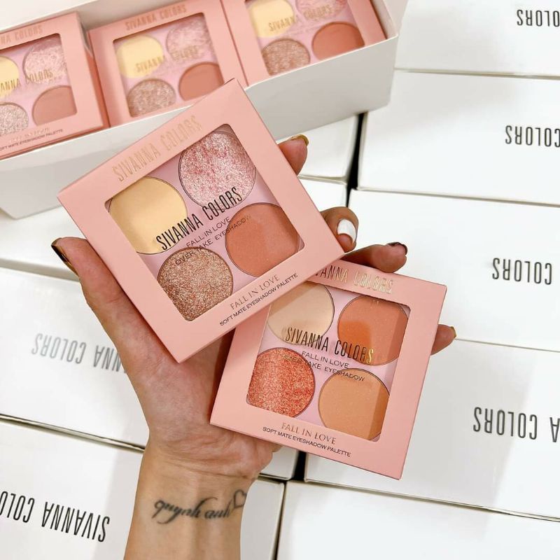 Bảng phấn mắt Sivanna Fall in Love Soft Matte Eyeshadow Pallete HF163 Thái Lan