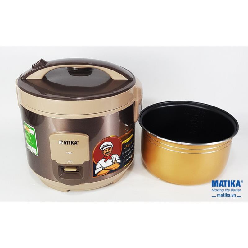 Nồi cơm điện,nồi cơm Matika MTK-RC1875 với công nghệ nhiệt thông minh,bảo hành 12 tháng | BigBuy360 - bigbuy360.vn