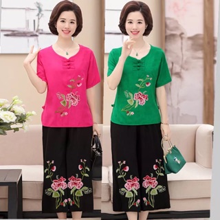 Sét bộ lanh hoa hàng quảng châu cao cấp
