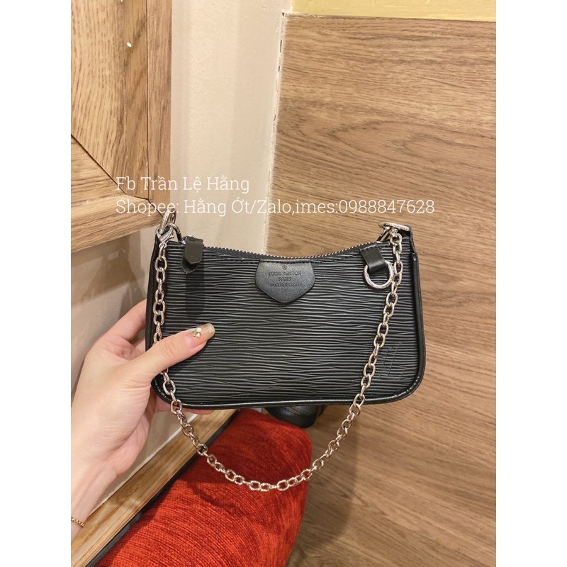 Túi Chữ LL Chất Tăm sz 20cm kèm hộp | BigBuy360 - bigbuy360.vn