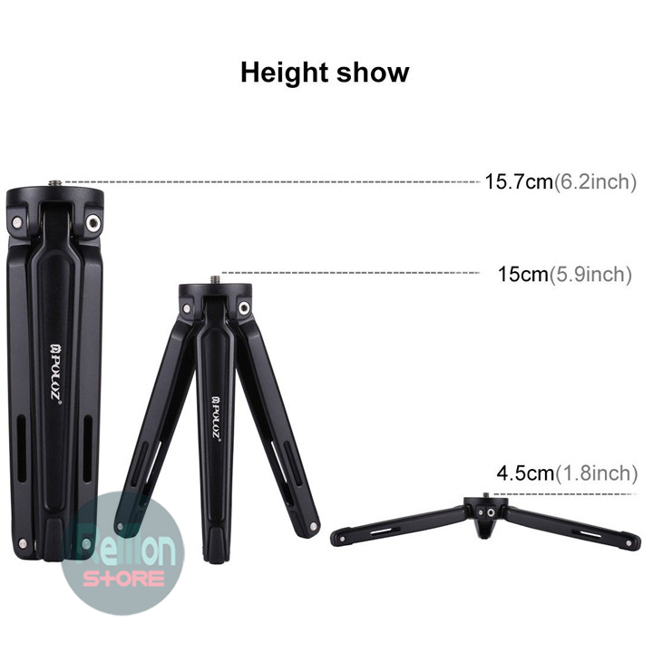 Chảng ba kim loại gắn Gimbal chịu lực 7kg Puluz - Hàng chính hãng