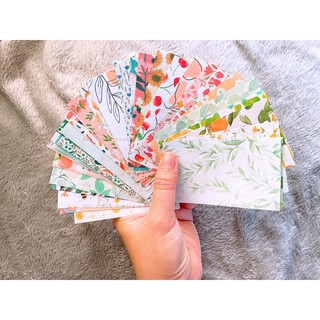 Set 40 tờ giấy nền họa tiết, vintage làm sổ trang trí nhật ký, bullet journal