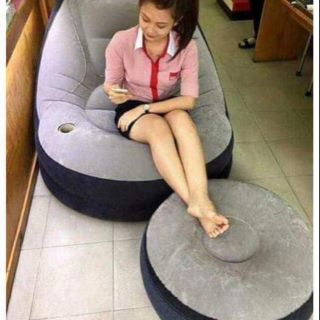 Ghế hơi. Sản phẩm chất lượng cao không thấm nước, ghế được bọc nhung mềm mại, cho người lớn và trẻ từ 6 tuCó thể gấp gọn