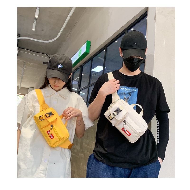 Túi Đeo Chéo Một Bên Ngực Nhỏ Phong Cách Đường Phố Nhật Bản Thời Trang Cho Nam